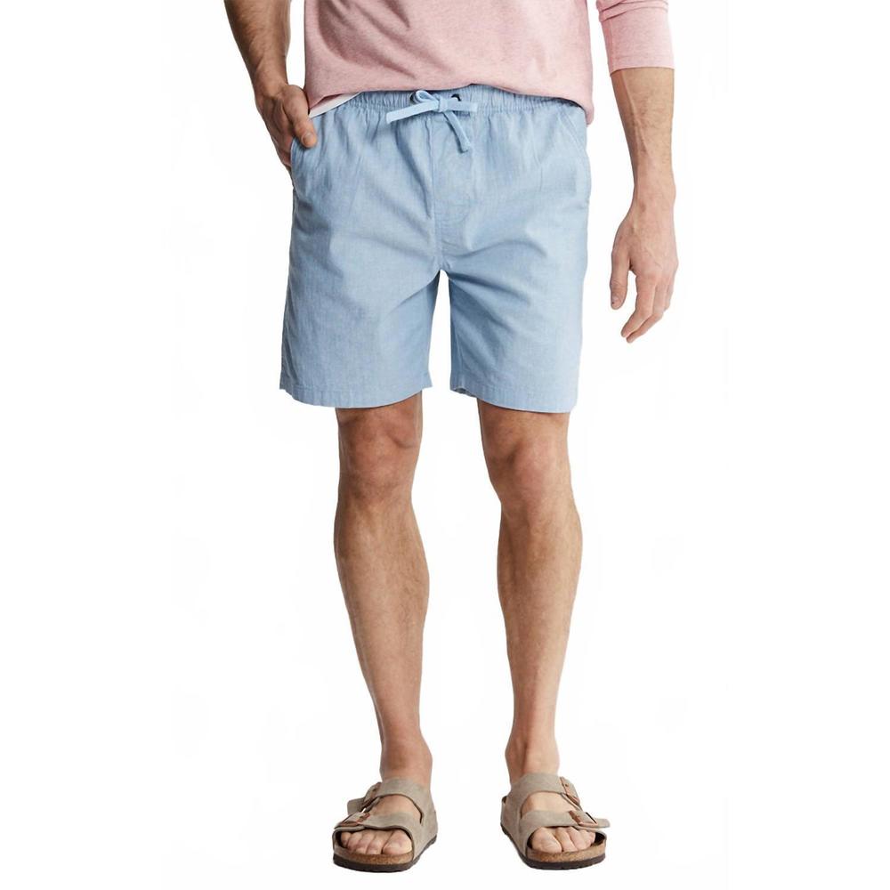 NEW JACHS NEW YORK chambray pull on short in light blue